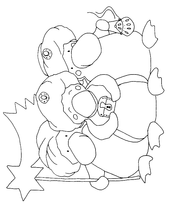 Szopka Bożonarodzeniowa kolorowanki